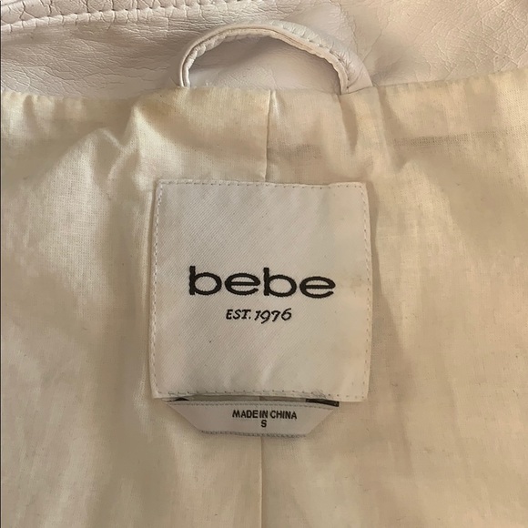 Bebe Crop Leather Jacket - Picture 7 of 9